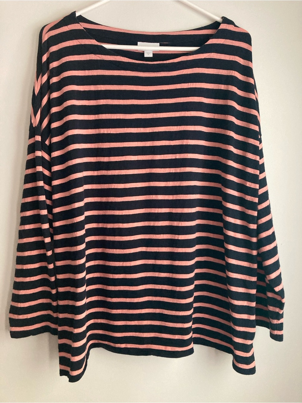 Women’s JJill long sleeve striped tee XL 100% cotton